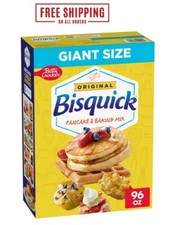 Betty Crocker Bisquick Original Pancake  Baking Mix, Giant Size, 96 oz New