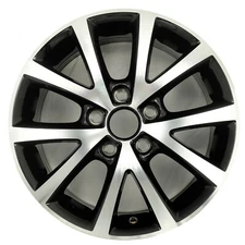 For Volkswagen Jetta OEM Design Wheel 16" 16x6.5 15-18 Machined Black Rim 70008