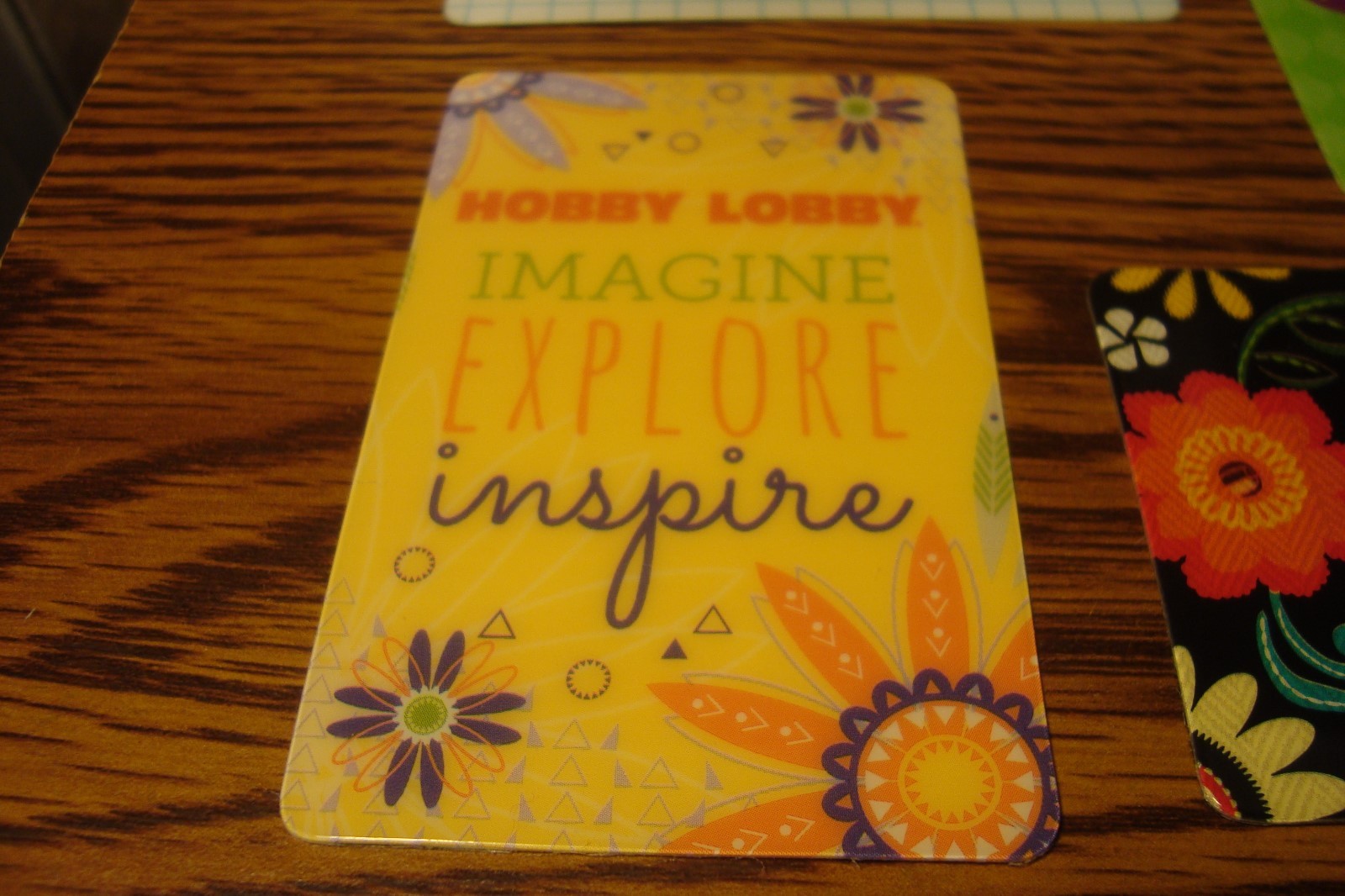 4 (four) HOBBY LOBBY GIFT CARDs NO VALUENever Used or Activated