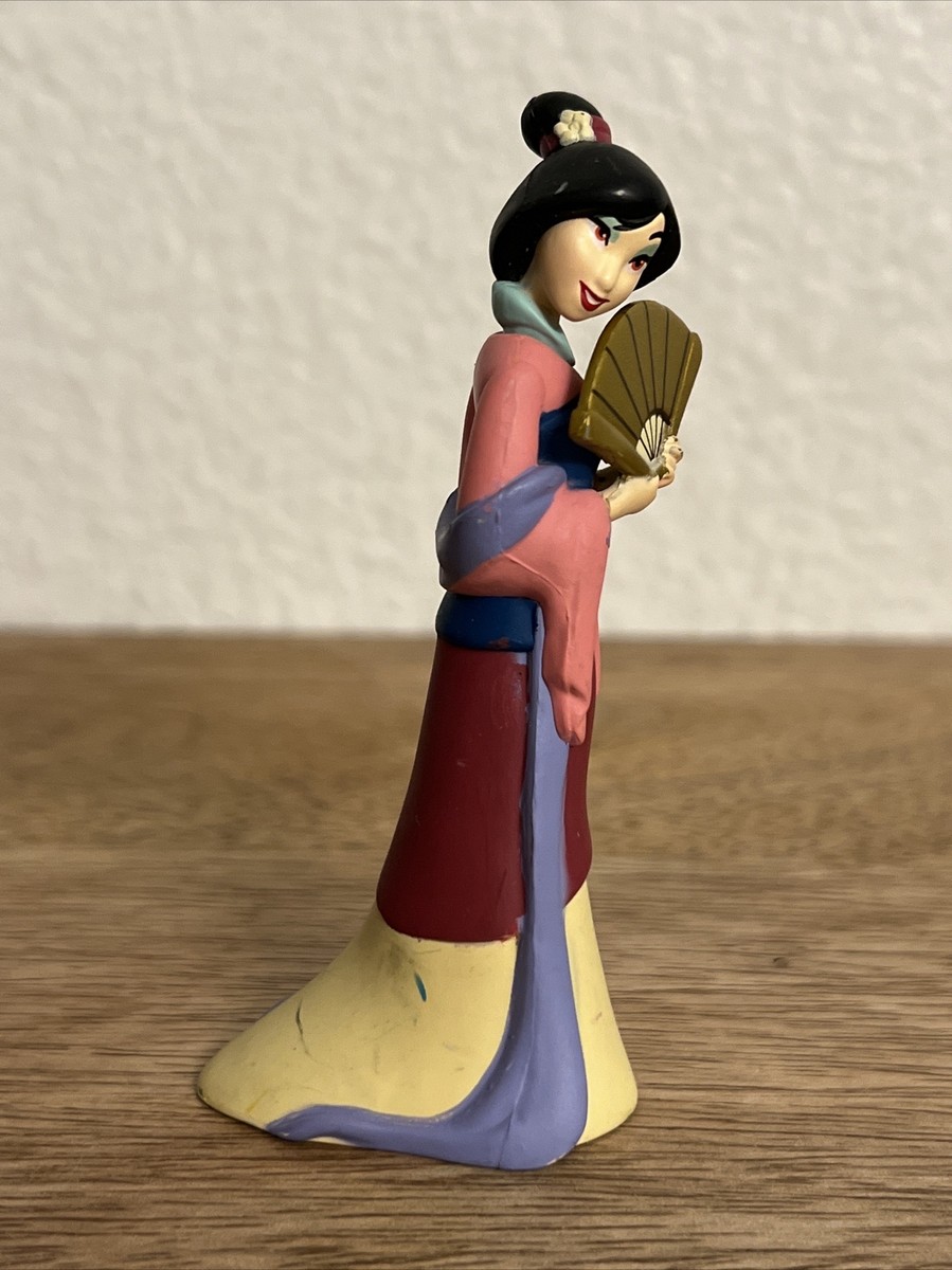 MULAN DISNEY GEISHA MULAN 3.5” SOLID PVC PLASTIC TOY | eBay