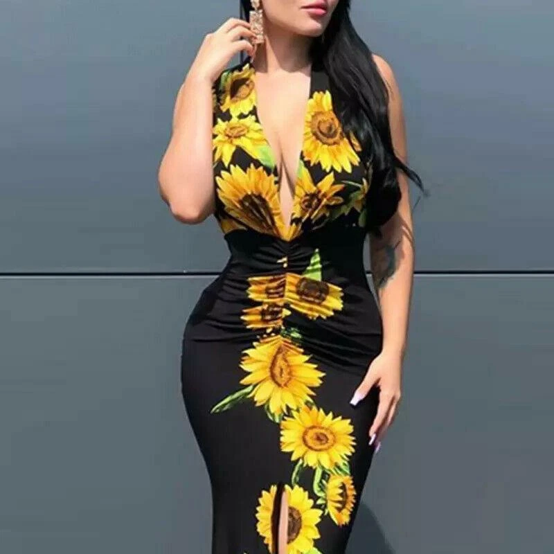 Vestidos De Fiesta Sexys Ropa Para Mujer Dia Y Noche Maxi Pegados