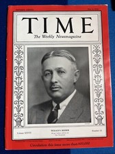 NAZI SCUM FDR NYC Rieber TEXECO NATIVE INDIANS TIME Magazine 1936 WORLD NEWS USA