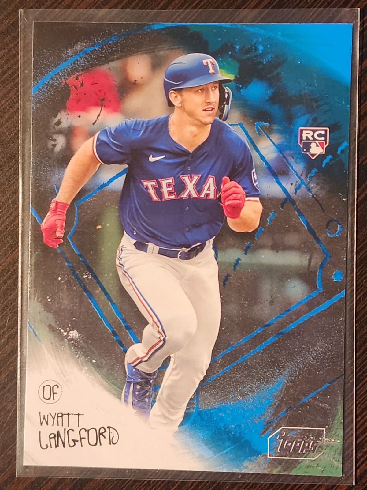 2024 Topps Update Wyatt Langford #AC-24 All Class BLUE PARALLEL RC Texas Rangers
