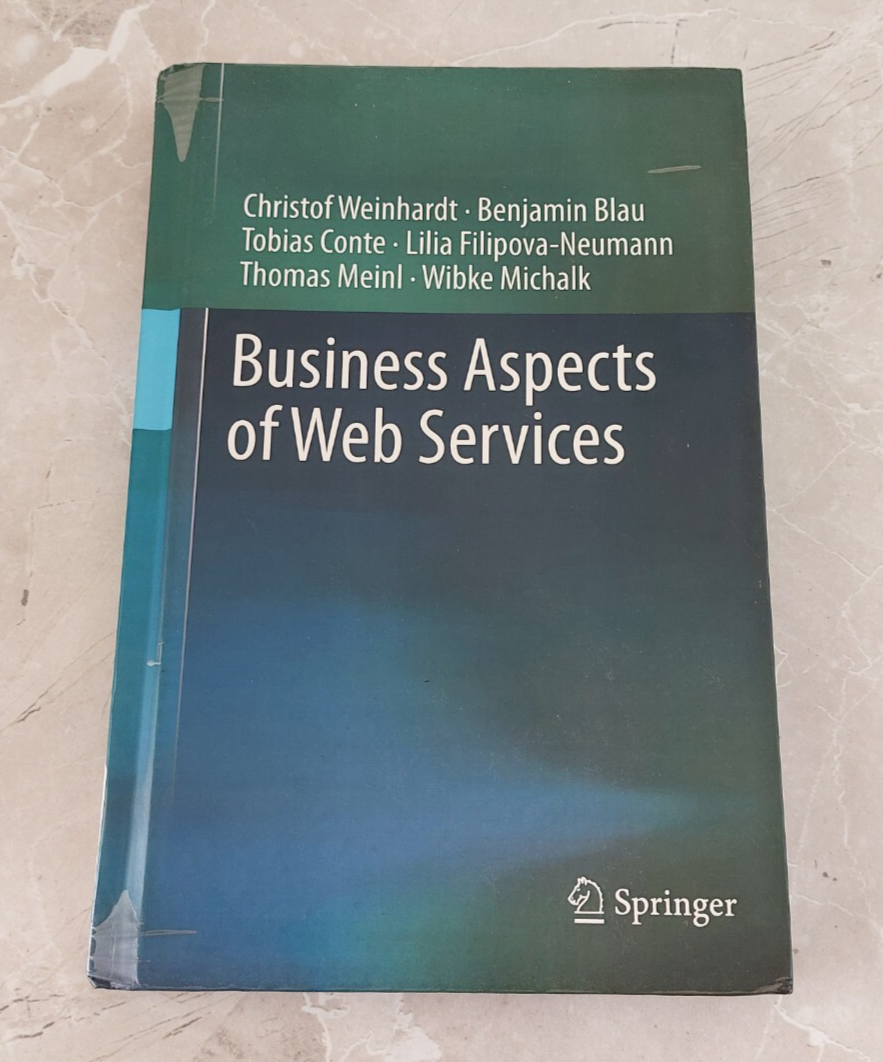 BUSINESS ASPECTS OF WEB SERVICES ~ SPRINGER HARDBACK BOOK 2011