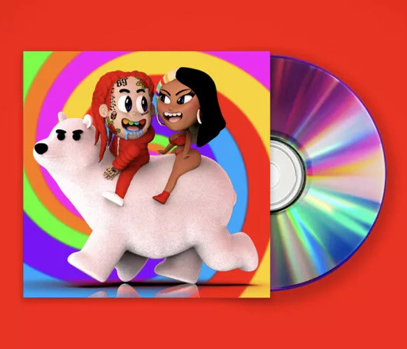 6ix9ine & Nicki Minaj TROLLZ CD Alternate Clean Version 💿 LIMITED