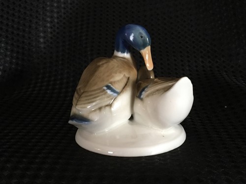 Beautiful Blue Neck Duck HUTSCHENREUTHER Karl Tutter Drake & Hen - ca 1955-1968 - Picture 4 of 15