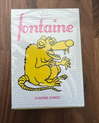 Fontaine 5000s Crazy Rat Common Edition Playing Cards 1/3000 New Sealed