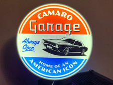 Camaro Deluxe XL LED Man Cave Signboard Custom