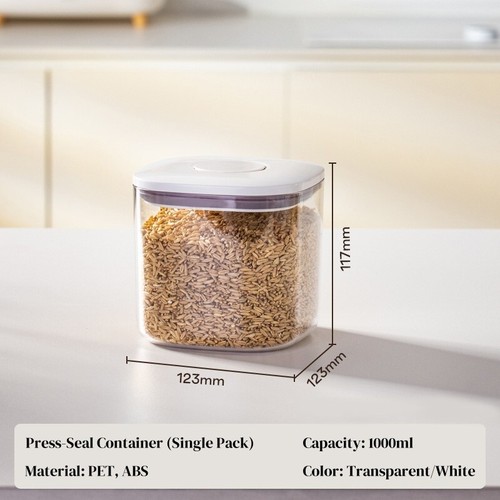 Food Storage Container Kitchen Dry Food Pantry Organiser Airtight Lid Waterproof - Picture 13 of 15