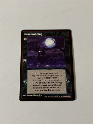 Vampire The Eternal Struggle CCG Grave Robbing