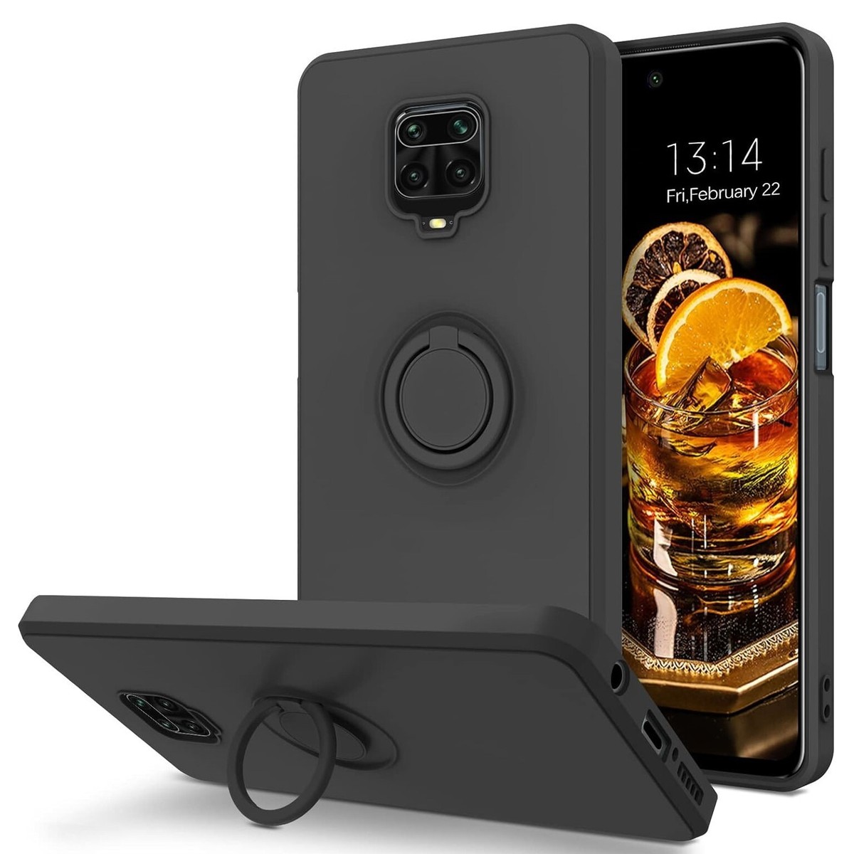 For XIAOMI REDMI NOTE PRO ARMOR CASE WITH STAND RING MAGNETIC HOLDER 360  COVER