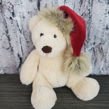 Aurora Bear Santa Assortment Bob THE Santa BEAR Stuffed Animal 2021 Plush 8"