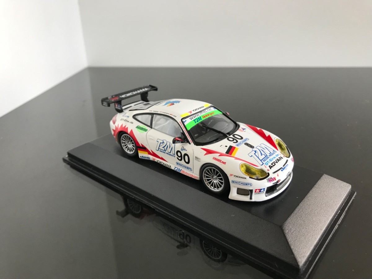 【新品未開封・送料無料】 PORSCHE MINICHAMPS 1:43 911 #90 2004 SPA 1000km T2M RS GT3 レーシングカー