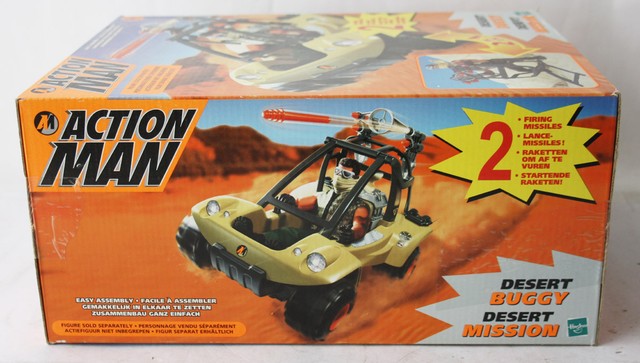 RARE 2000 ACTION MAN DESERT BUGGY VEHICLE MISSION EUROPEAN HASBRO NEW SEALED ! | eBay