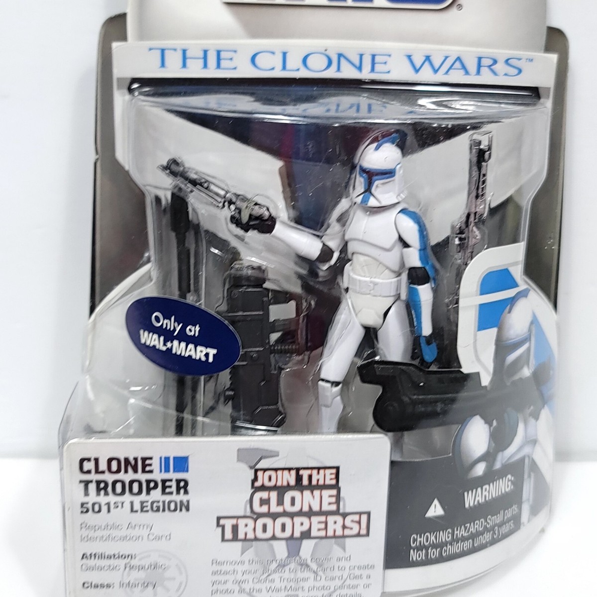 Star Wars The Clone Wars CLONE TROOPER 501st LEGION Walmart Exclusive new