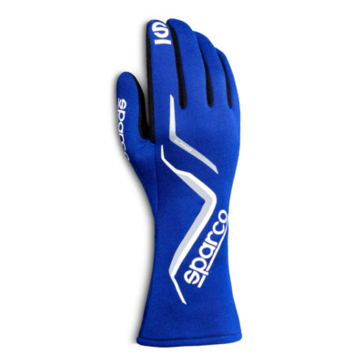 SPARCO HANDSCHUHE LAND FEUERFEST BLAU 001363 ZUGELASSEN FIA 8856-2018 - SFI 3.3/5