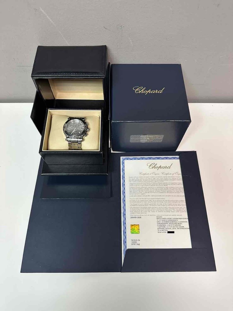 Chopard Happy Sport Chronograph Quartz 42mm Steel Unisex