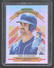 2019 Donruss Whit Merrifield Stat Line #/87 #10 Kansas City Royals