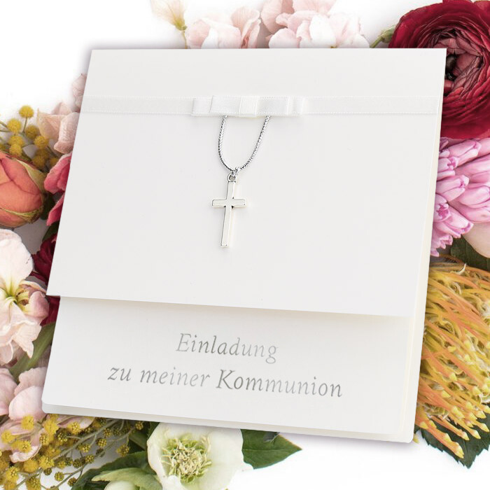 Einladungskarten, Einladung zur Kommunion mit Umschlag MK1721