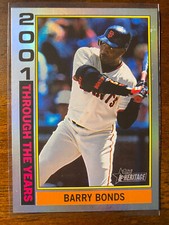 Barry Bonds [Holographic] #TTY-15 Prices | 2025 Topps Heritage Through The  Years | Baseball Cards