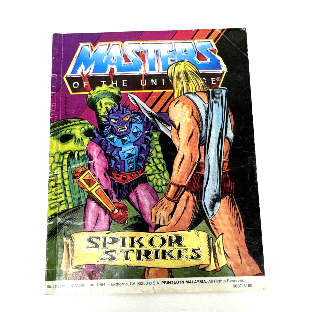 Vintage 1984 He-Man MOTU Masters of the Universe SPIKOR STRIKES Mini Comic