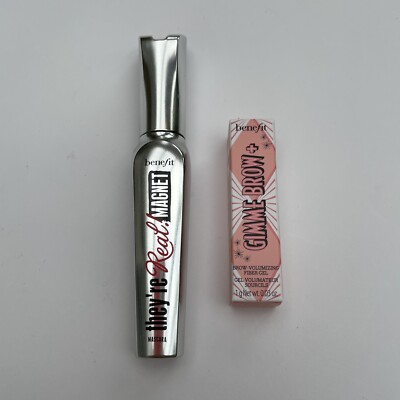 BENEFIT They're Real Magnet Mascara + Gimme Brow + 2 Goldblond. Beide neu, unbenutzt
