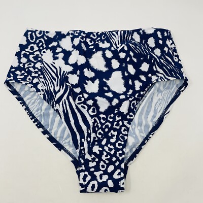 Beyond Control Size 12 Animal Haven High-Waist Tummy-Control Bikini Bottoms 200