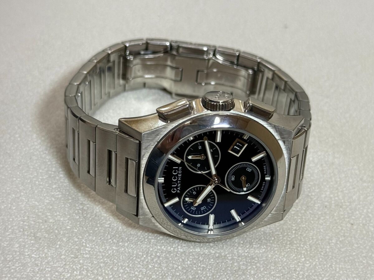 Gucci Pantheon Watch 115.4 Stainless Steel Chronograph Gucci Pantheon Watch 115.4 Stainless Steel Chronograph