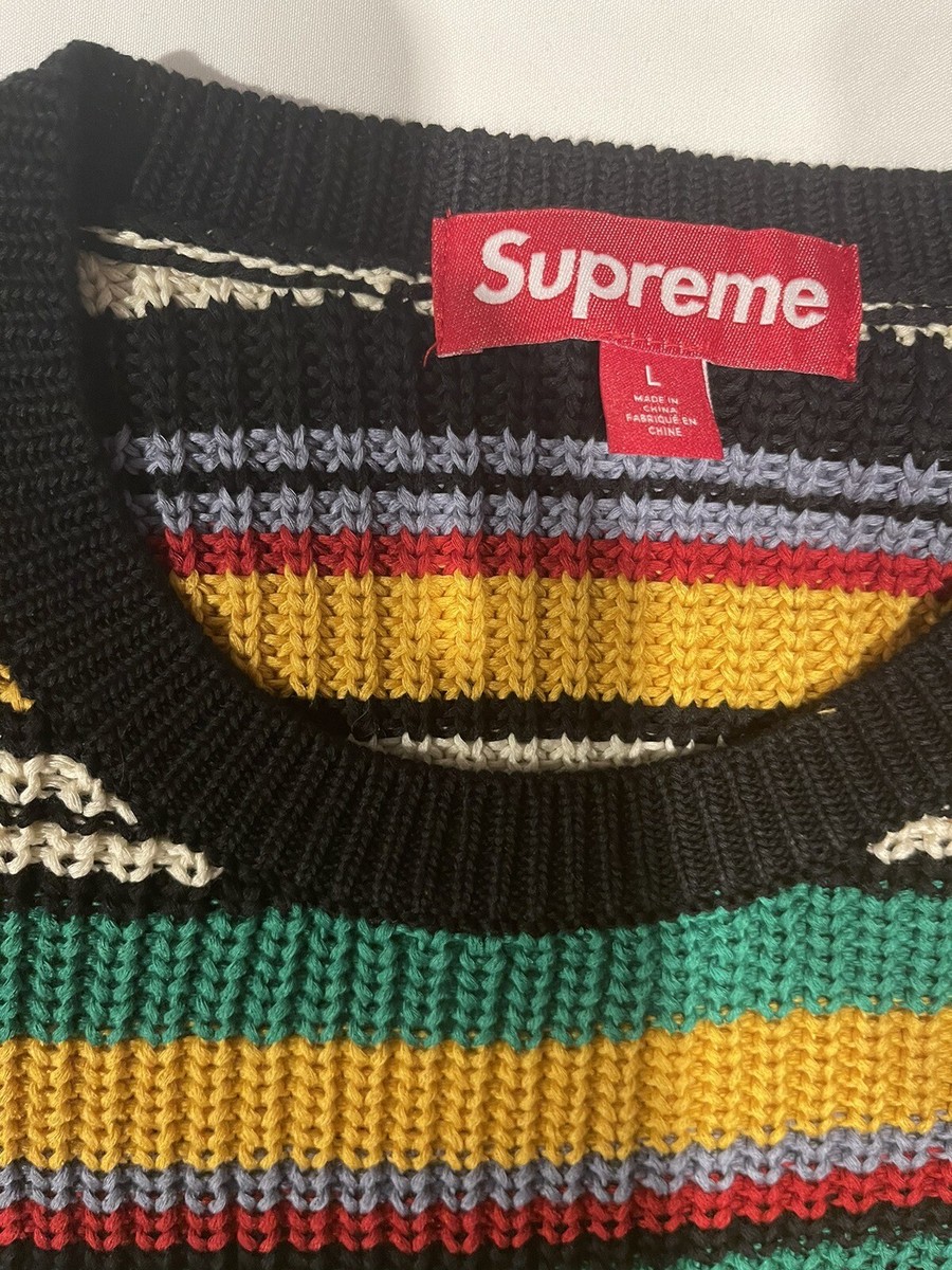 Supreme Small Box Ribbed Sweater | eBay