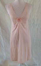 Vtg Aristocraft Nylon Short Nightgown Pale Peach Nightie Womens Small USA