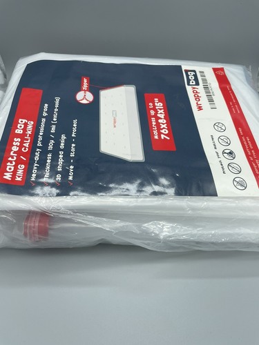 Wrappy bag Plastic Mattress Bag King/Cali-King - Picture 3 of 3