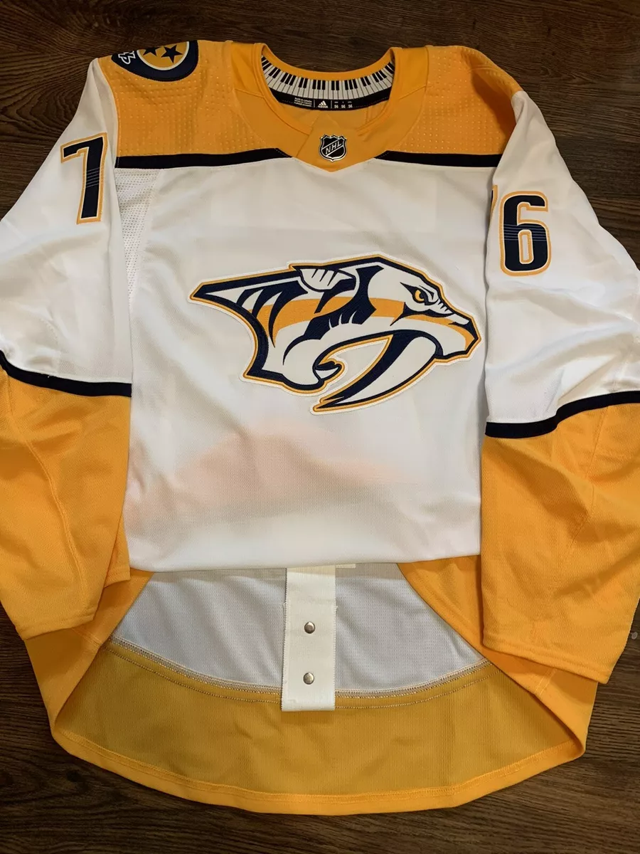 PK Subban Nashville Predators adidas Away Authentic Player Jersey - White