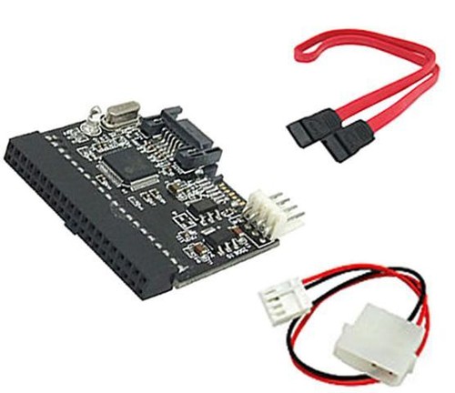 PATA IDE TO Serial ATA SATA Interface Hard Drive HDD DVD Adapter Converter black - 第 1/1 張圖片