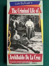 RARE Exc VHS Cassette LUIS BUNUEL’s The Criminal Life Of Archibaldo De La Cruz  