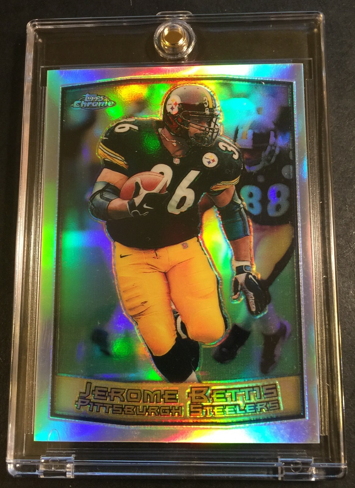1999 JEROME BETTIS TOPPS CHROME REFRACTOR #22 STEELERS HOF (811)