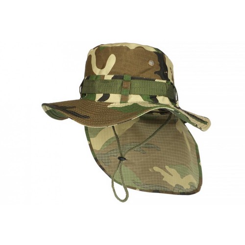 Chapeau De Safari Black Snake Avec Protège-Nuque Amovible – Homme Et Femme, Respirant