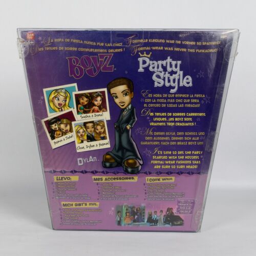 BNIB MGA Bratz doll limited edition Prom 2003 Party Style Boyz Dylan - Picture 3 of 4