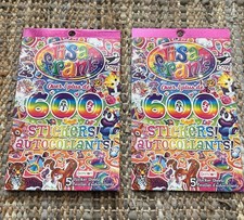 2 Lisa Frank Sticker Book 5 Sticker Sheets 600 Stickers Lisa Frank Stickers NEW