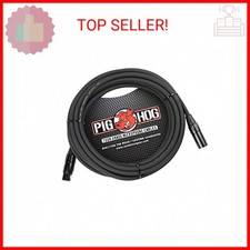 Pig Hog PHM15 High Performance 8mm XLR Microphone Cable, 15 Feet,Black