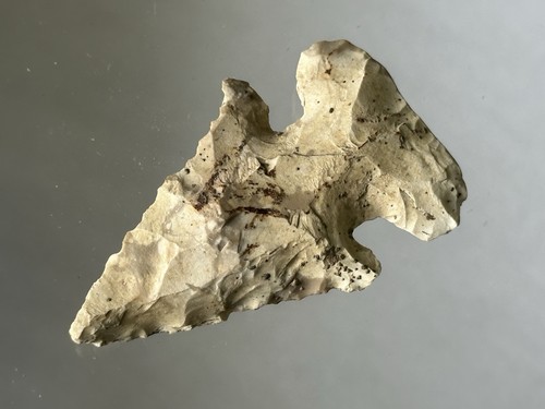 AMAZING ARCHAIC THEBES FOUND IN FAIRFIELD CO. OHIO ARROWHEAD DEEP NOTCH - Picture 3 of 9