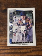1996-97 Colorado Avalanche ROOKIE Uwe Krupp Pinnacle Be A Player ROOKIE CARD #24