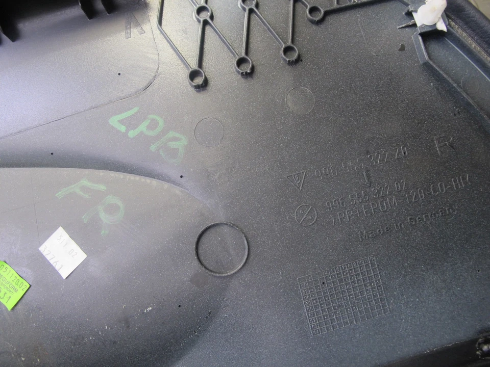 2003-2004 PPORSCHE BOXSTER 986 ЛЕВАЯ И ПРАВАЯ СТОРОНА ВНУТРЕННЯЯ ДВЕРНАЯ ПАНЕЛЬ СИНИЙ КОМПЛЕКТ - Изображение 2 из 4