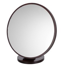  Miroir Cosmétique Rétro En Bois Rond Petit De Courtoisie Salle Bain