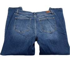 Judy Blue Jeans Womens 15/32 Dark Wash Boyfriend Fit Stretch Denim D4