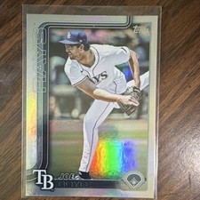 Topps 2025 Update Series Joe Boyle Rookie #US62 Tampa Bay Rays Baseball MLB