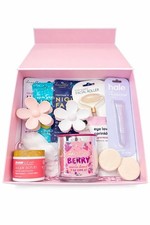 Danielle Creations Raw Sugar Hale Bath Set Scrub, Candle, Roller, Berry Scent