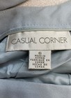 Vintage 90s Casual Corner Women's Light Blue 3-Button Pant Suit Set Sz 6 — photo 8