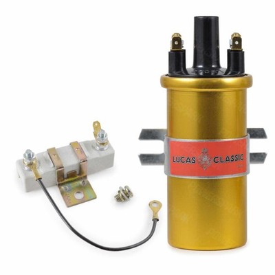 Lucas Ballast Sports Coil DLB110 Genuine with Ballast Resistor Block 1.5 Ohm