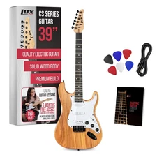 LyxPro CS 39” Electric Guitar Kit for Beginner, Intermediate & Pro Players