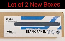 Lot Of 2 Middle Atlantic FBPANEL-1U-2PK Essex...